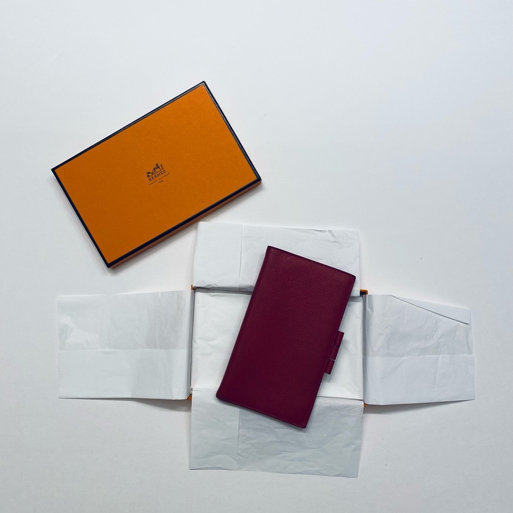 Hermès Rouge Gace Hermès Epsom Agenda Cover PM